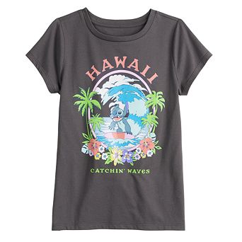 Girls 7-16 Hawaii Short Sleeve Graphic Tee