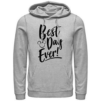 Men's Mickey Mouse Best Day Ever Graphic Hoodie