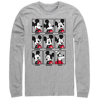 Men's Mickey Mouse Funny Mood Board Graphic Tee