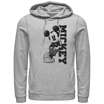 Men's Mickey Mouse Leaning On Name Graphic Hoodie