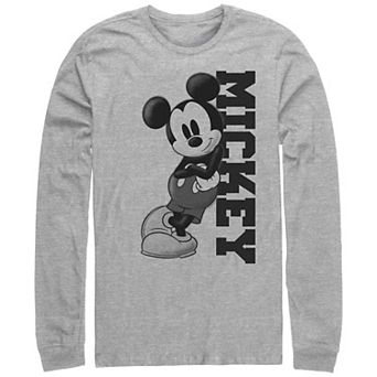Men's Mickey Mouse Leaning On Name Graphic Tee