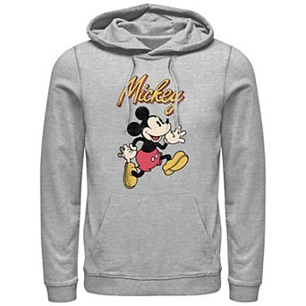 Men's Mickey Mouse Vintage Running Graphic Hoodie