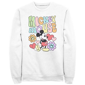 Disney's Mickey Mouse Men's Groovy Style Fleece Sweatshirt