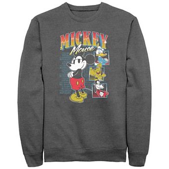 Disney's Mickey Mouse Men's Cheeky Look Fleece Sweatshirt