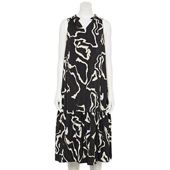 Women's Nine West Adaptive Sleeveless V-Neck Maxi Dress