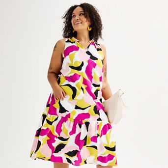 Women's Nine West Adaptive Sleeveless V-Neck Maxi Dress