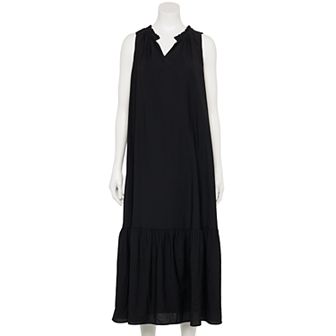 Women's Nine West Adaptive Sleeveless V-Neck Maxi Dress