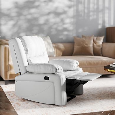 Emma and Oliver Recliner with Bustle Back and Padded Arms