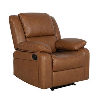 Emma and Oliver Recliner with Bustle Back and Padded Arms