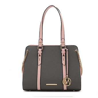 MKF Collection Amy Color-Block Women's Tote Bag by Mia K