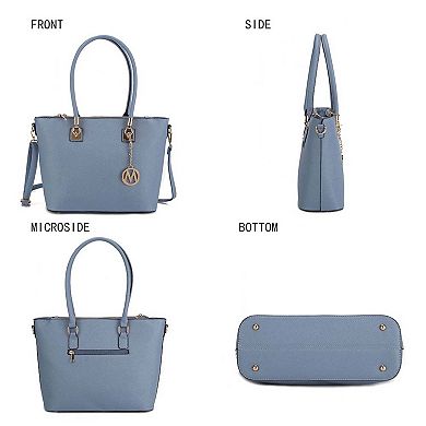 MKF Collection Vanessa Women's Tote & Wallet Set by Mia K