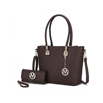 MKF Collection Vanessa Women's Tote & Wallet Set by Mia K