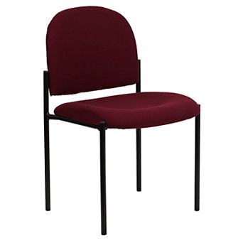Emma and Oliver Comfort Stackable Steel Side Reception Chair