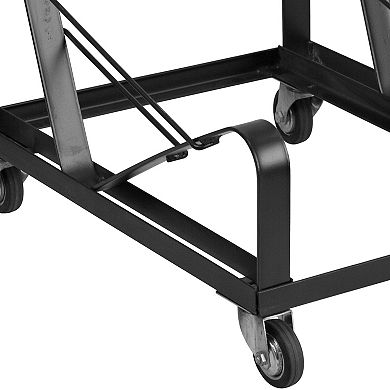 Emma and Oliver Steel Sled Base Stack Chair Dolly