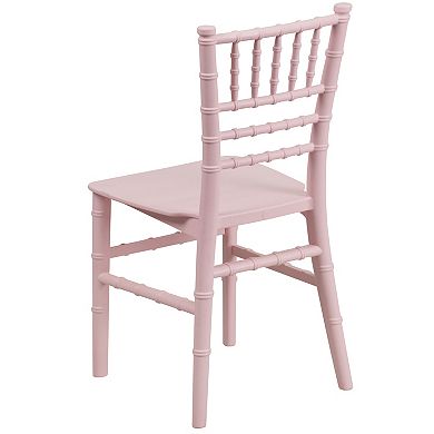 Emma and Oliver Indoor/Outdoor Child's Resin Chiavari for Home or Home Based Business