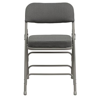 Emma and Oliver 4 Pack Home & Office 18.5"W Party Events Padded Metal Folding Chair
