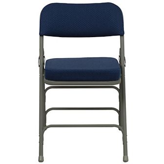 Emma and Oliver 4 Pack Home & Office 18.5"W Party Events Padded Metal Folding Chair
