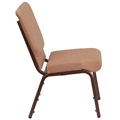 Emma and Oliver 18.5"W Stackable Church/Reception Guest Chair