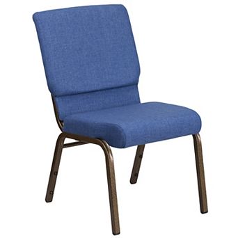 Emma and Oliver 18.5"W Stackable Church/Reception Guest Chair