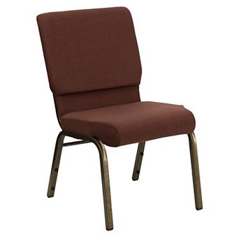 Emma and Oliver 18.5"W Stackable Church/Reception Guest Chair