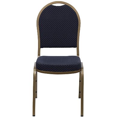 Emma and Oliver Dome Back Stacking Banquet Dining Chair