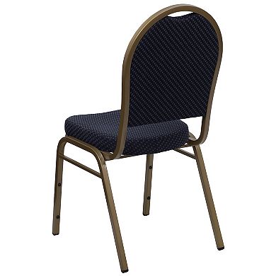 Emma and Oliver Dome Back Stacking Banquet Dining Chair