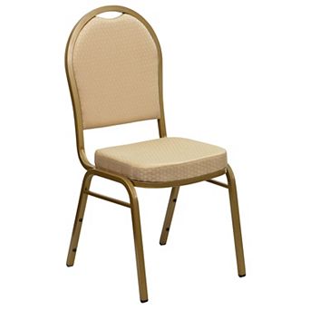Emma and Oliver Dome Back Stacking Banquet Dining Chair
