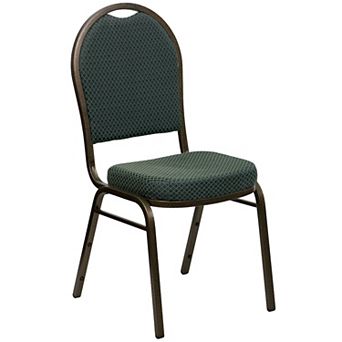 Emma and Oliver Dome Back Stacking Banquet Dining Chair