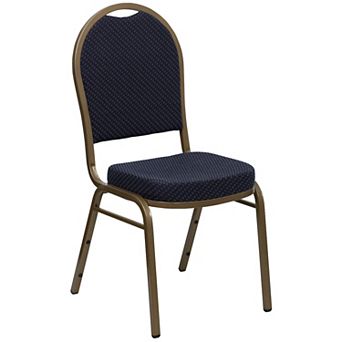 Emma and Oliver Dome Back Stacking Banquet Dining Chair