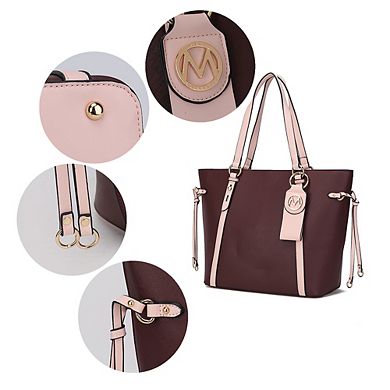 MKF Collection Koeia Tote bag with Wallet Set by Mia K