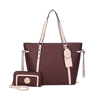 MKF Collection Koeia Tote bag with Wallet Set by Mia K