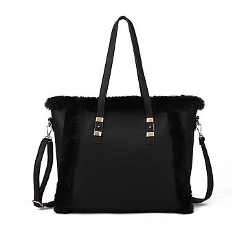 MKF Collection Liza with faux fur Women's Tote Bag by Mia K