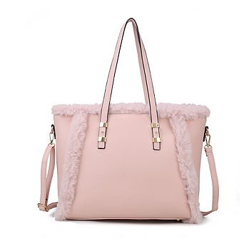 MKF Collection Liza with faux fur Women's Tote Bag by Mia K