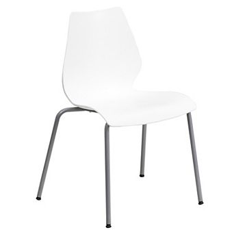 Emma and Oliver Multipurpose Home Office Stack Chair with Lumbar Support