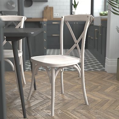 Emma and Oliver Resin X-Back Chair
