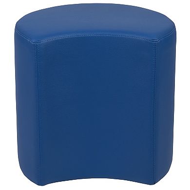 Emma and Oliver 18"H Soft Seating Flexible Moon for Classrooms and Common Spaces