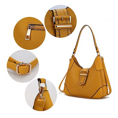 MKF Collection Juliette Women’s Shoulder Bag with Matching Wallet by Mia K 2 pcs