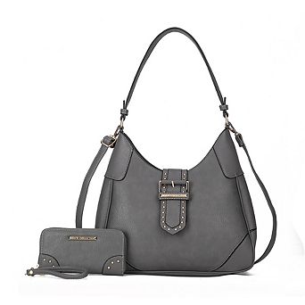 MKF Collection Juliette Women’s Shoulder Bag with Matching Wallet by Mia K 2 pc