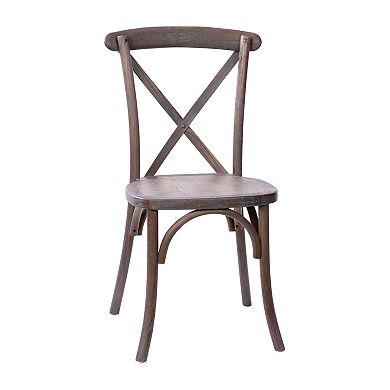 Emma and Oliver 2-pack X-Back Chair