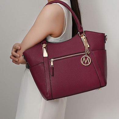 MKF Collection Janise Solid Tote Women's Handbag by Mia K