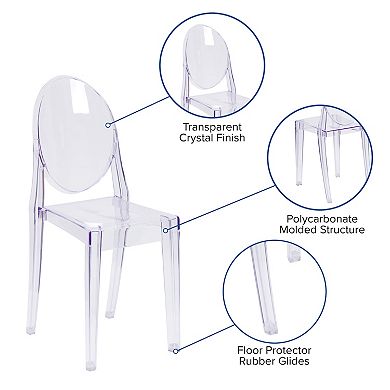 Emma and Oliver Ghost Side Chair