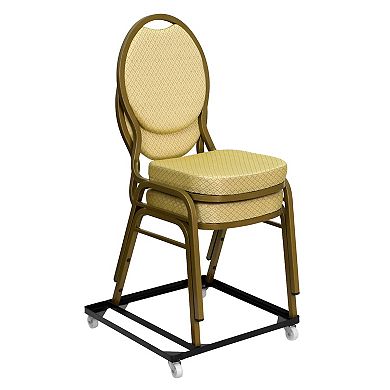 Emma and Oliver Steel Stack Chair and Church Chair Dolly