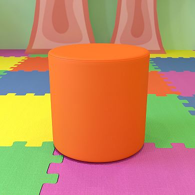 Emma and Oliver 18"H Soft Seating Flexible Circle for Classrooms and Common Spaces