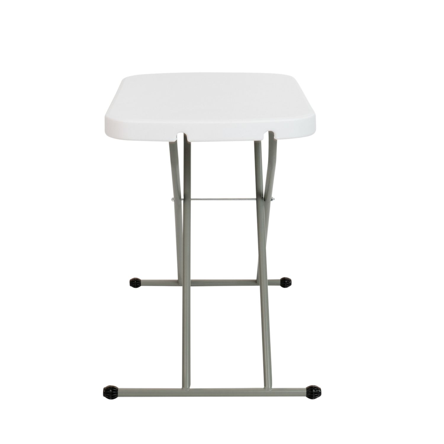 Emma And Oliver Height Adjustable Plastic Folding TV Tray Laptop Table   6740036 ALT4