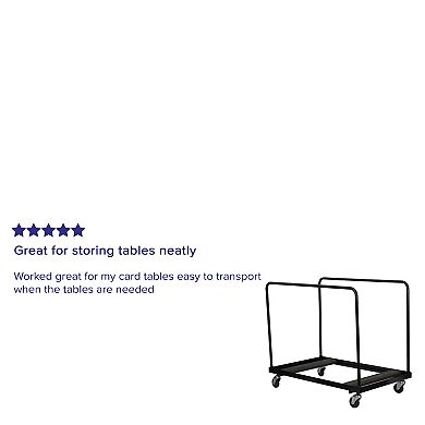 Emma and Oliver Folding Table Dolly for Round Folding Tables