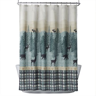 The Big One® Stag Mountain Fabric Shower Curtain