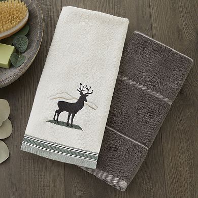 The Big One Stag Mountain 2-Piece Hand Towel Set