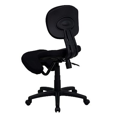 Emma and Oliver Mobile Ergonomic Kneeling Posture Task Office Chair with Back