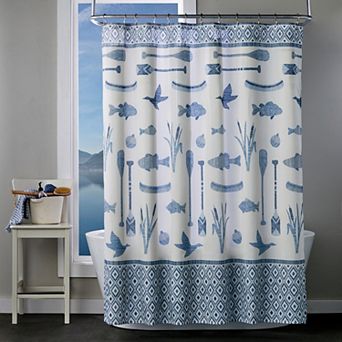 The Big One® Lake Life Fabric Shower Curtain