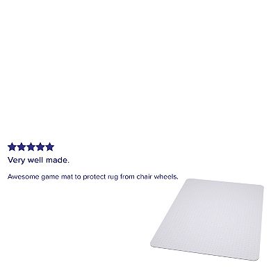 Emma and Oliver 45'' x 53'' Carpet Chair Mat